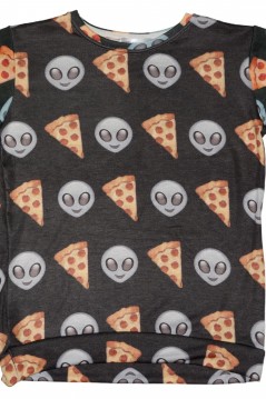 Estradagante|SUETER EMOJI ALIEN PIZZAEstradaganteMUJER