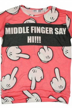 Estradagante|SUETER MIDDLE FINGER SAY HI!!EstradaganteHOMBRE