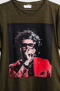 Estradagante|PLAYERA VERDE, THE WEEKND.EstradaganteHOMBRE