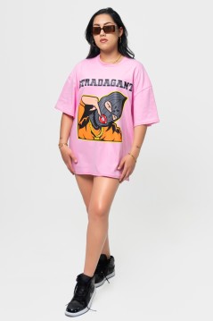 Estradagante|PLAYERA OVERSIZE ROSA, SEXY GEstradaganteMUJER