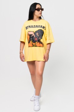 Estradagante|PLAYERA OVERSIZE AMARILLA, SEXY GEstradaganteMUJER