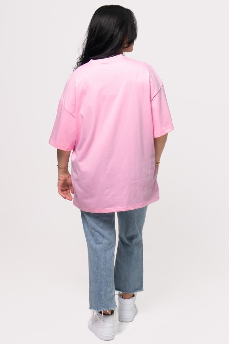 Estradagante|PLAYERA OVERSIZE ROSA, SAD BEAREstradaganteMUJER