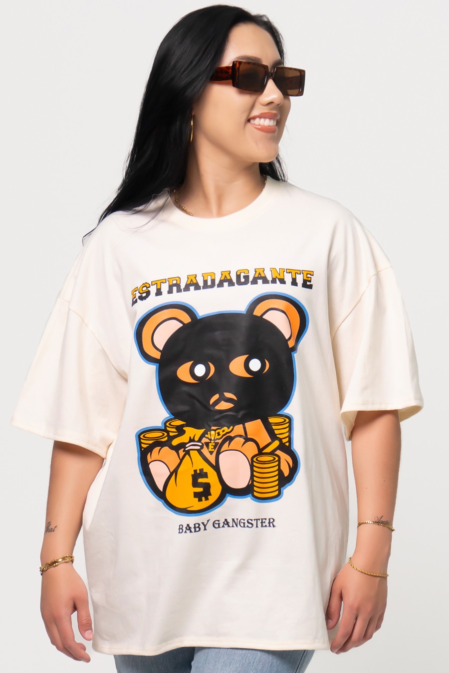 Estradagante|PLAYERA OVERSIZE, MONEY GIRLEstradaganteMUJER