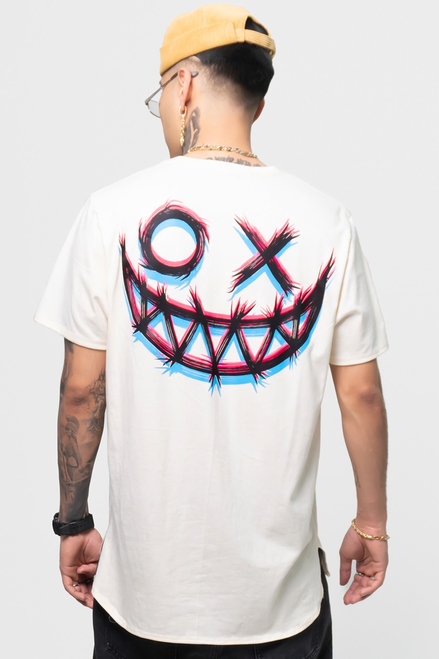 Estradagante|PLAYERA HUESO,SMILEEstradaganteHOMBRE