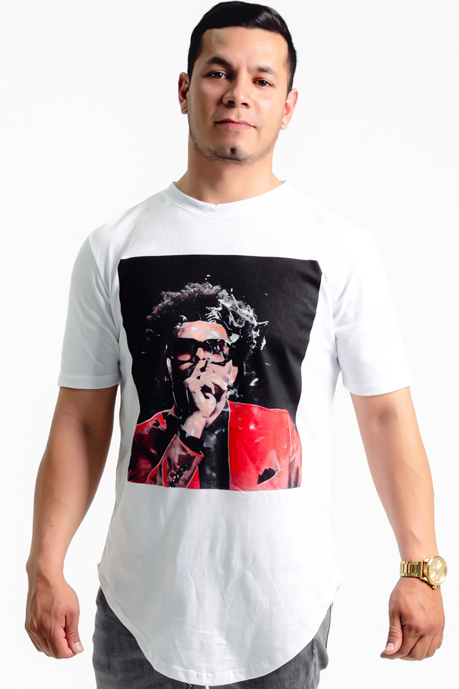 PLAYERA BLANCA THE WEEKND