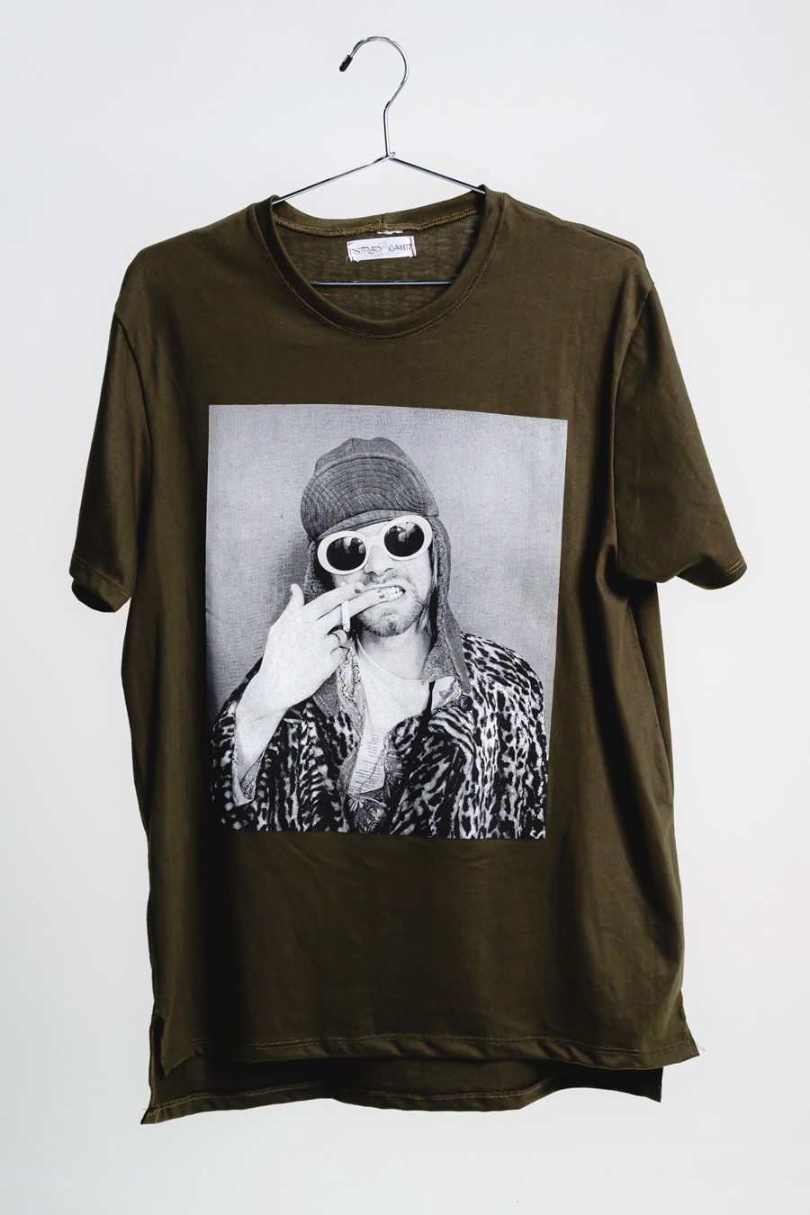 PLAYERA VERDE,KURT COBAIN