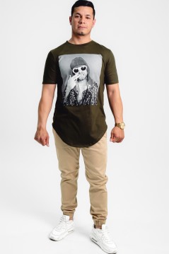 Estradagante|PLAYERA VERDE MILITAR, KURT COBAINEstradaganteHOMBRE