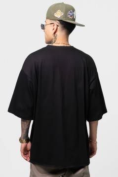 Estradagante|PLAYERA NEGRA OVERSIZE,MONEY BAGEstradaganteHOMBRE