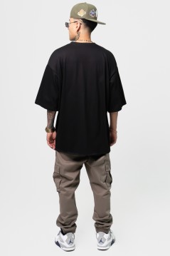 Estradagante|PLAYERA NEGRA OVERSIZE,MONEY BAGEstradaganteHOMBRE