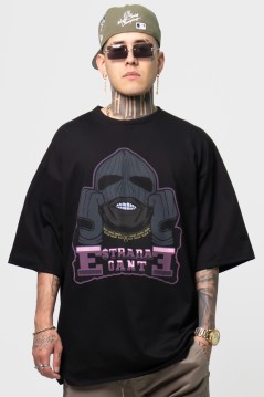 Estradagante|PLAYERA NEGRA OVERSIZE, BLACK BANDANNAEstradaganteHOMBRE