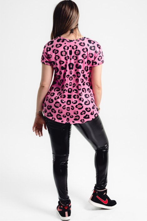 Estradagante|PLAYERA ANIMAL PRINT ROSAEstradaganteMUJER