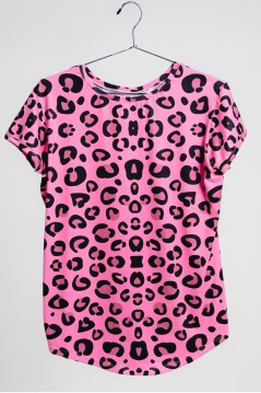 Estradagante|PLAYERA ANIMAL PRINT ROSAEstradaganteMUJER