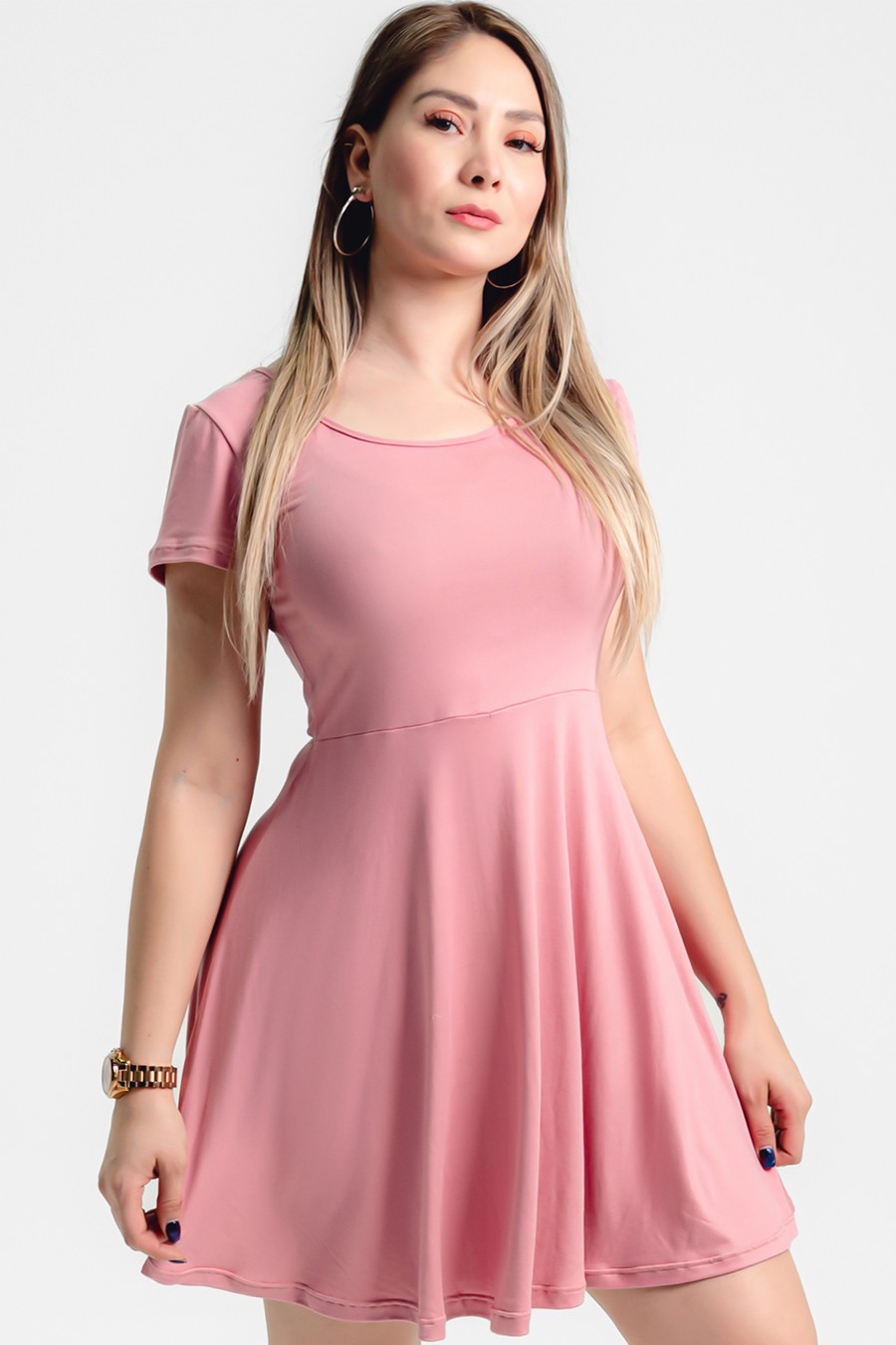 VESTIDO ROSA