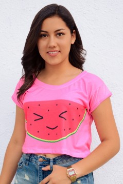 Estradagante|CROP TOP  SANDIA FELIZEstradaganteMUJER