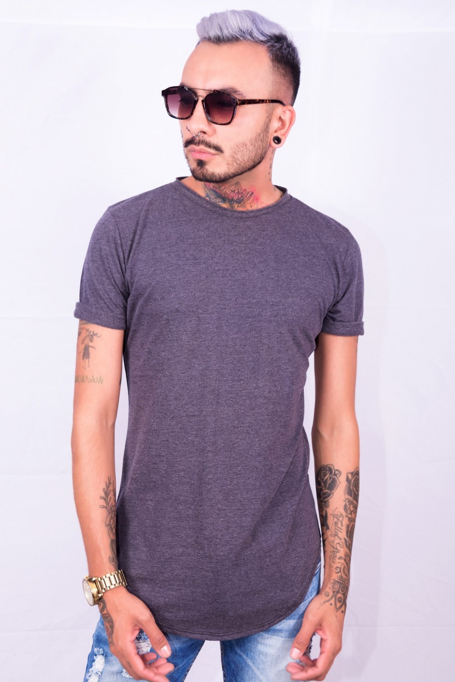 PLAYERA GRIS